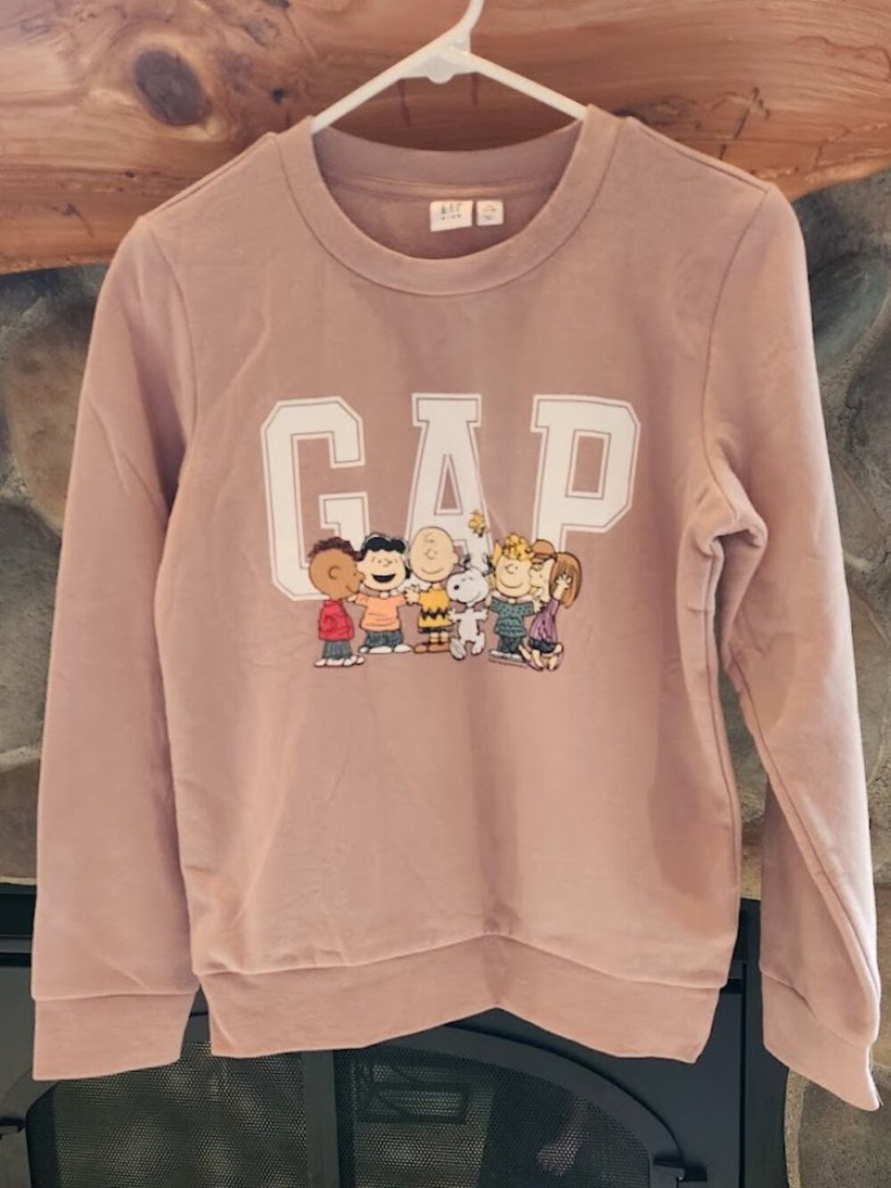 Gap Kids Graphic Peanuts Sweatshirt - Rose/Dusty Pink - XXL 14-16 - Never worn